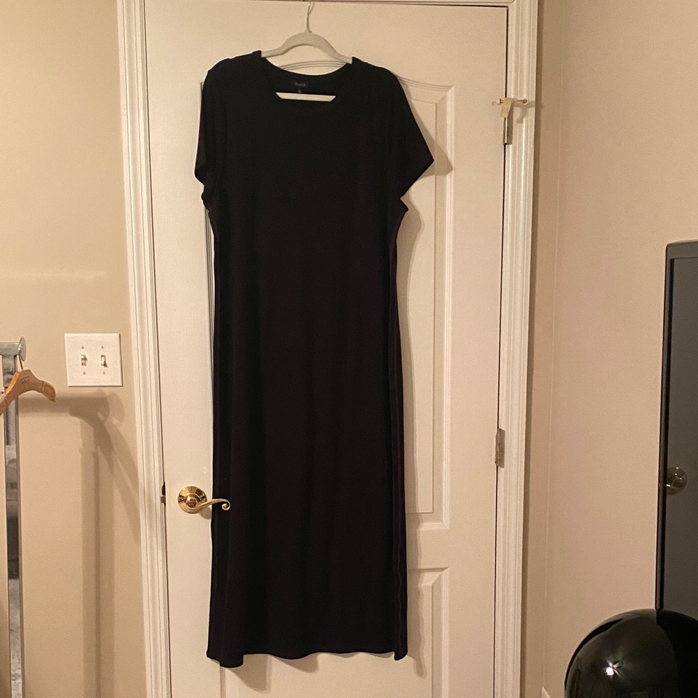 Talbots Classic Black Maxi Dress